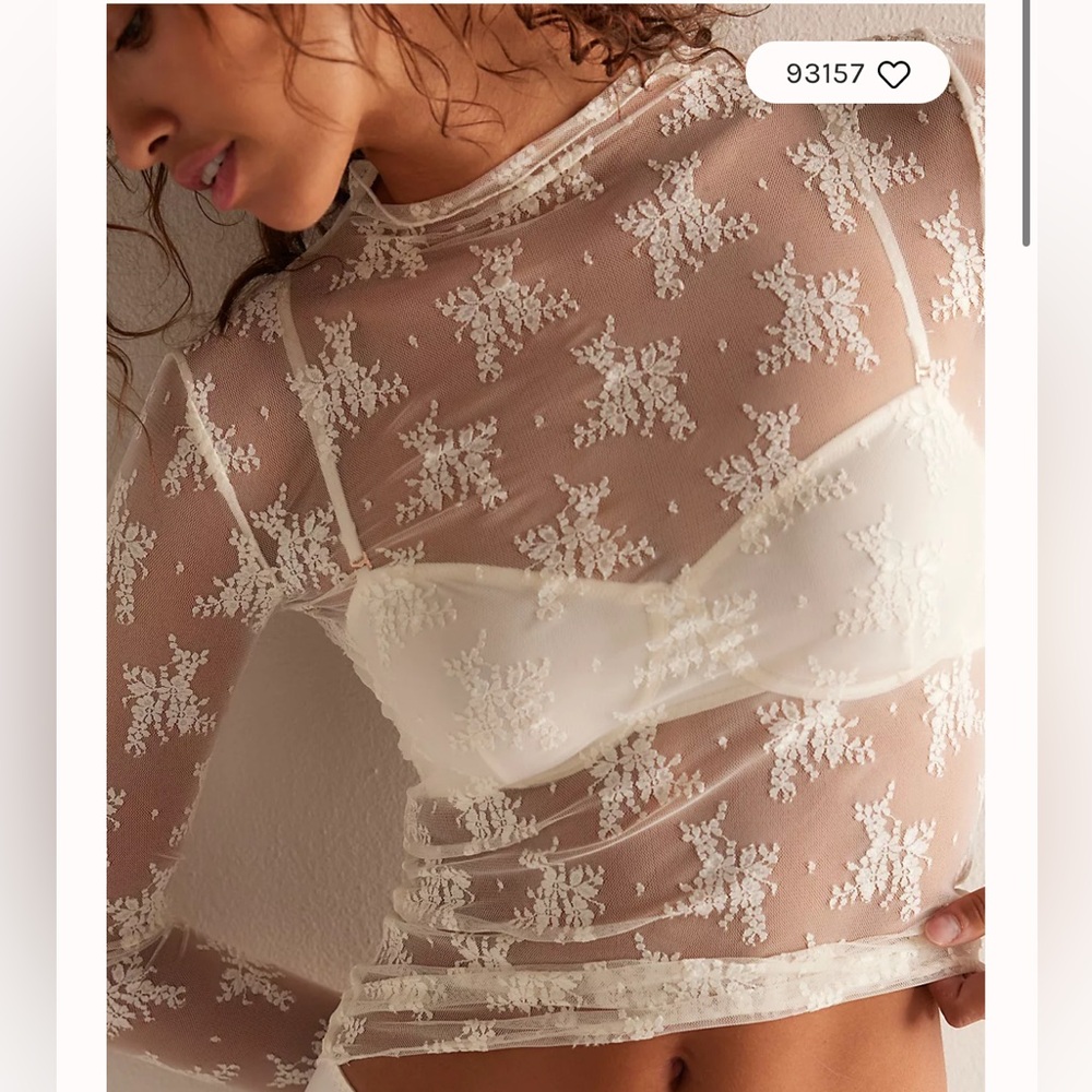 Free People Lady Lux Layering Top (Never Worn)